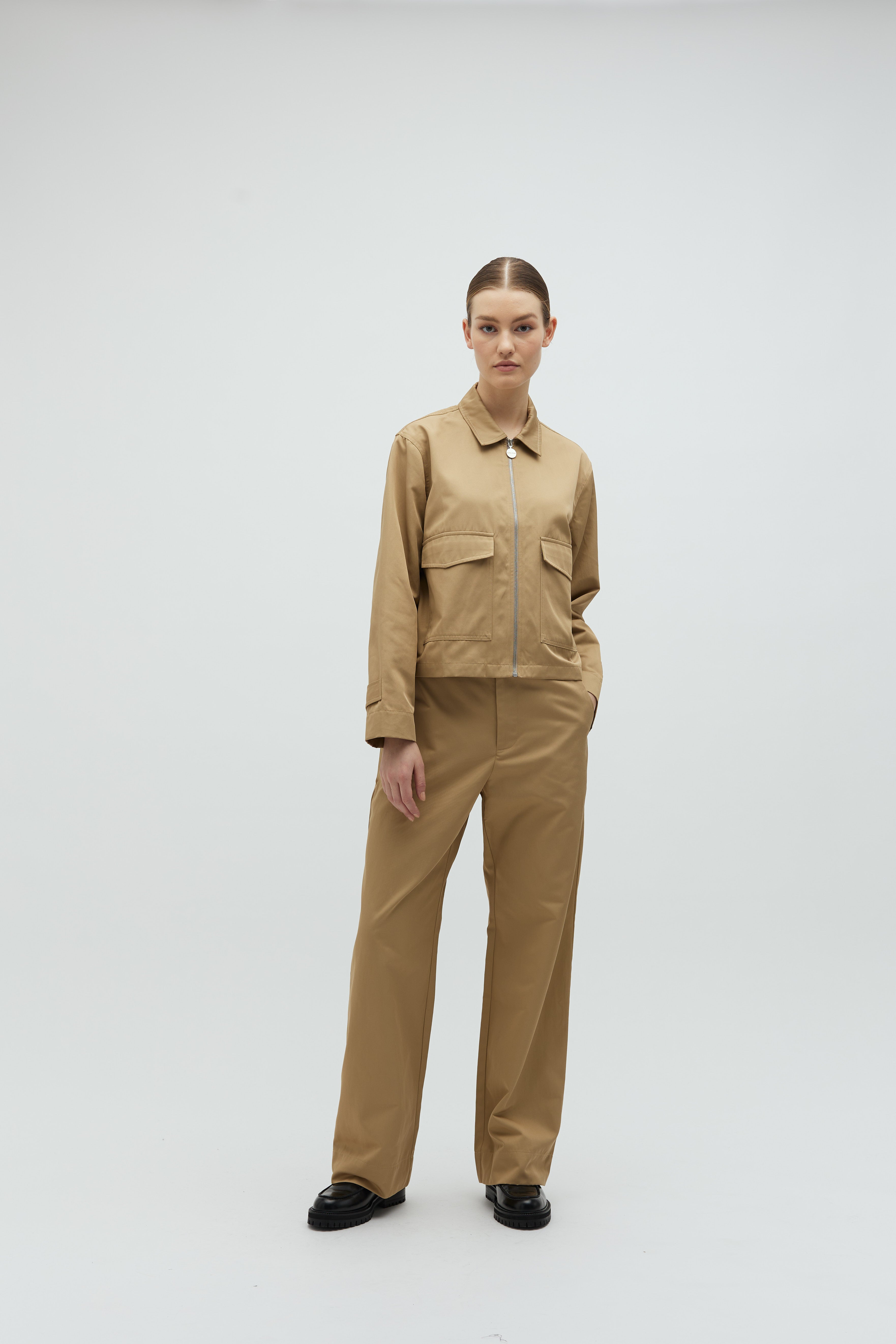 Konelia-G jakke - 614 Camel Fudge